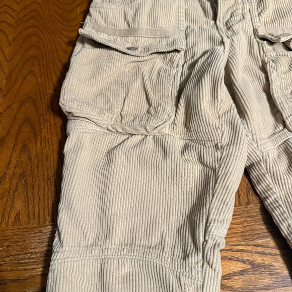 We The Free London Calling Slouchy Corduroy Straight Leg Pants in Tan Sz 25 Boho - Picture 8 of 16